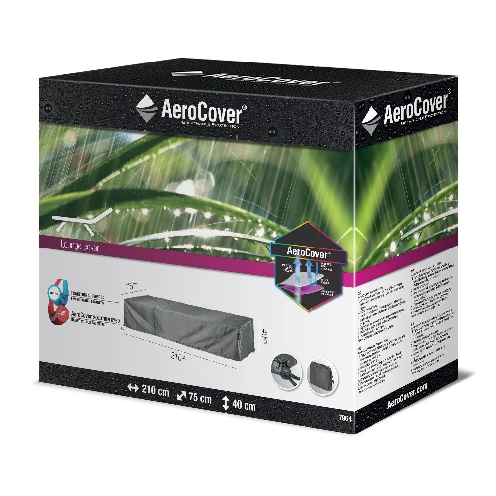 AeroCover Loungebedhoes 210 X 75 X 40 Cm 4 AeroCover Loungebedhoes 210 X 75 X 40 Cm - Afbeelding 2