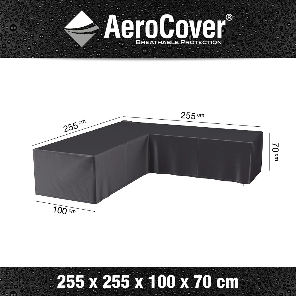 AeroCover Loungesethoes Hoekset 255 X 255 X 70 Cm 6 AeroCover Loungesethoes Hoekset 255 X 255 X 70 Cm - Afbeelding 4