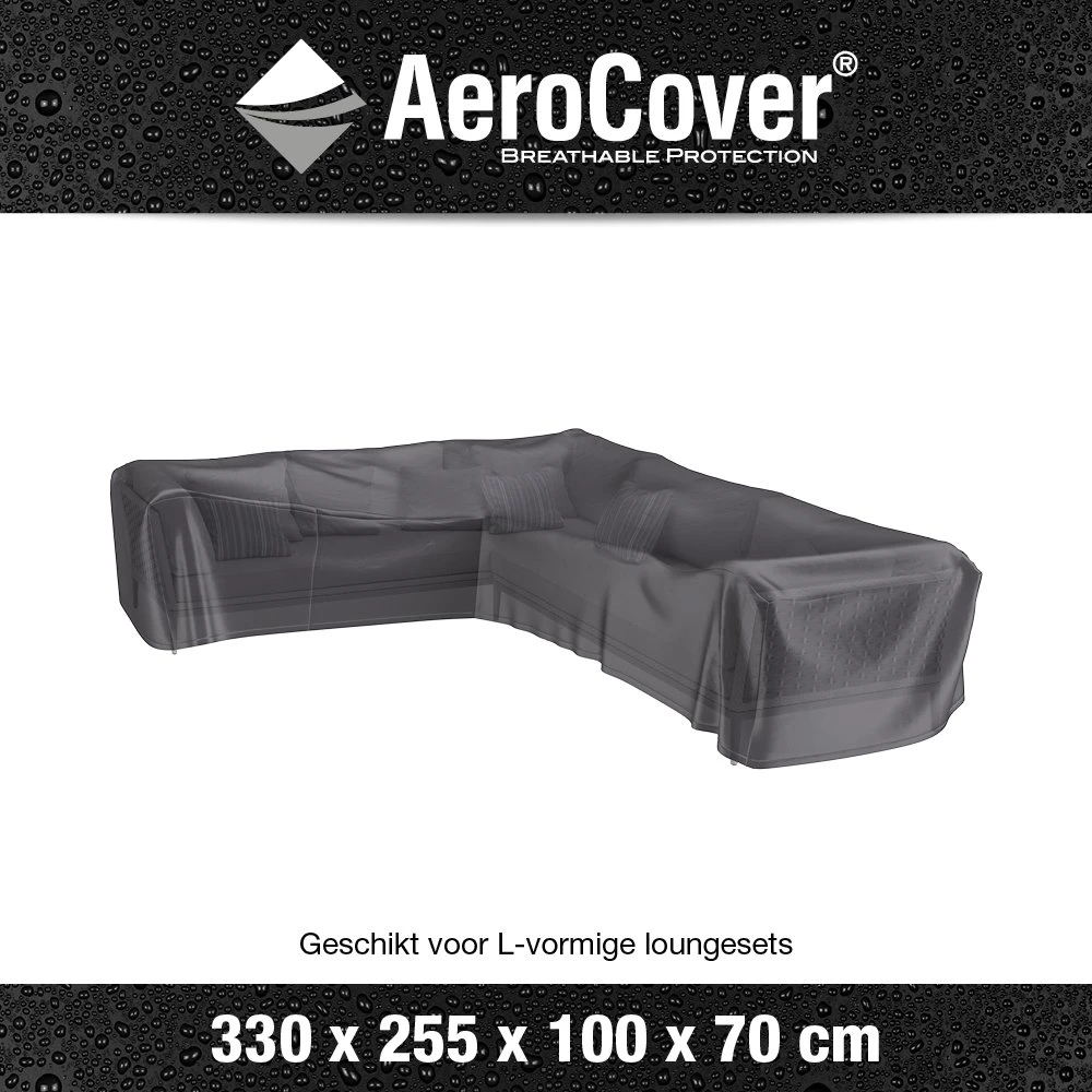 AeroCover Loungesethoes Hoekset Links 330 X 255 X 70 Cm 5 AeroCover Loungesethoes Hoekset Links 330 X 255 X 70 Cm - Afbeelding 3