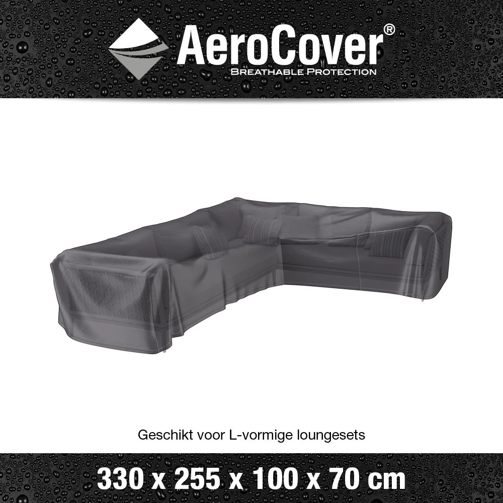 AeroCover Loungesethoes Hoekset Rechts 330 X 255 X 70 Cm 5 AeroCover Loungesethoes Hoekset Rechts 330 X 255 X 70 Cm - Afbeelding 3