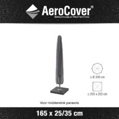 AeroCover Parasolhoes H 165 X 25/35 Cm -Tuinartikelen Winkel aerocover parasolhoes antraciet h165x25 35cm 1000x1000 621e0db844f24 l