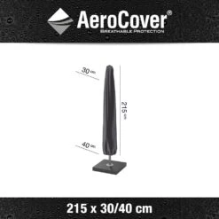 AeroCover Parasolhoes H 215 X 30/40 Cm -Tuinartikelen Winkel aerocover parasolhoes antraciet h215x30 40cm 1000x1000 621e0db9d4cad l