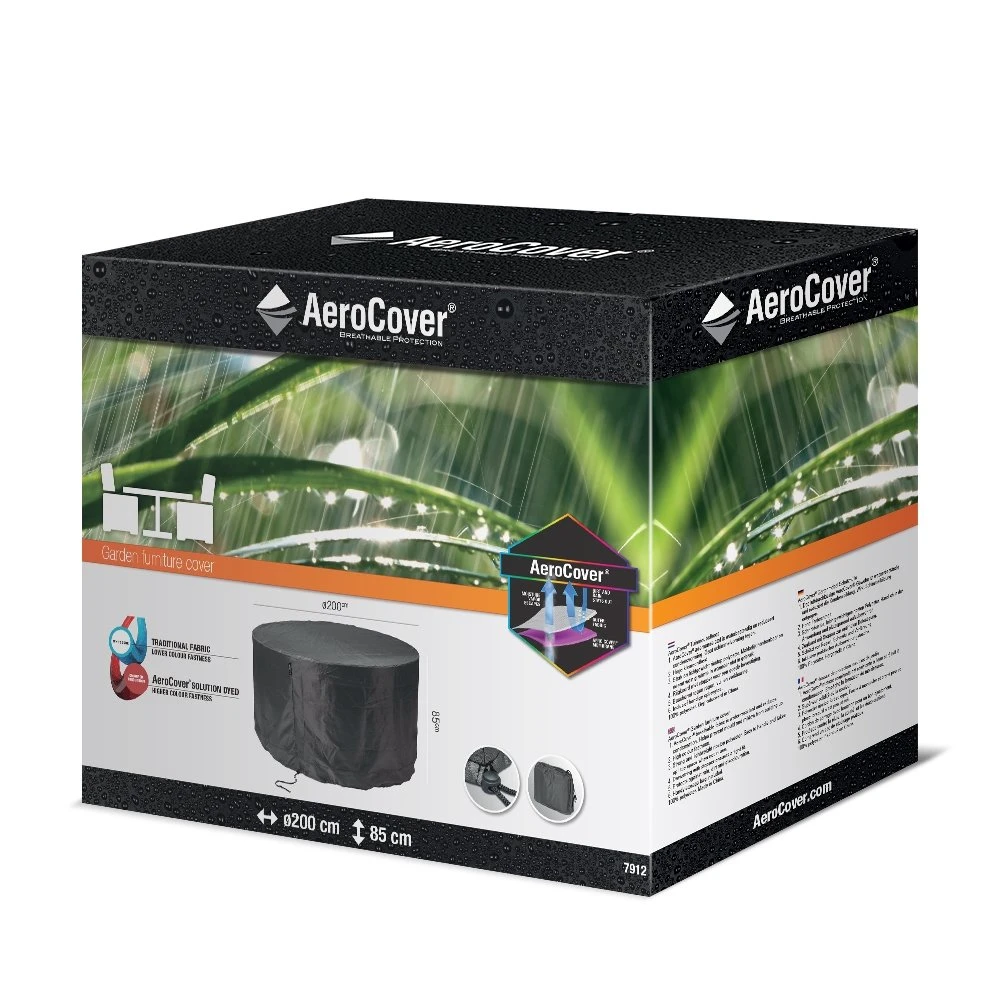 AeroCover Tuinsethoes Ø 200 X H 85 Cm 4 AeroCover Tuinsethoes Ø 200 X H 85 Cm - Afbeelding 2