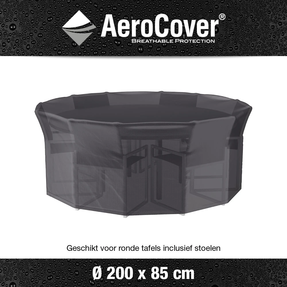 AeroCover Tuinsethoes Ø 200 X H 85 Cm 5 AeroCover Tuinsethoes Ø 200 X H 85 Cm - Afbeelding 3