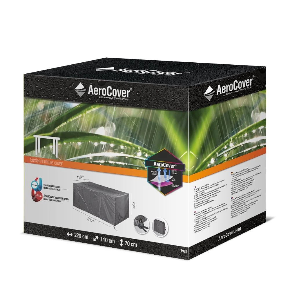 AeroCover Tuintafelhoes 220 X 110 X 70 Cm 4 AeroCover Tuintafelhoes 220 X 110 X 70 Cm - Afbeelding 2