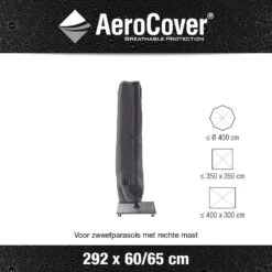 AeroCover Zweefparasolhoes H 292 X 60/65 Cm 8 AeroCover Zweefparasolhoes H 292 X 60/65 Cm -Tuinartikelen Winkel aerocover zweefparasolhoes antraciet h292x60 65cm 1000x1000 621e0d6ea877b l