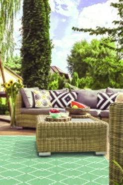 Buitenkleed MESH Green / White - 230 X 160 Cm -Tuinartikelen Winkel buitenkleed mesh green white 230 x 160 cm 533x800 624ae3fae2e1e l