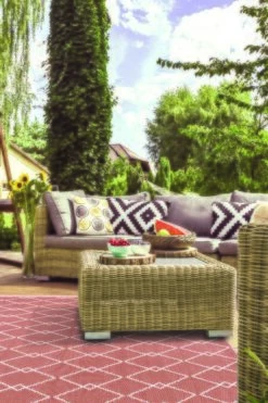 Buitenkleed MESH Terra / White - 230 X 160 Cm -Tuinartikelen Winkel buitenkleed mesh terra white 230 x 160 cm 533x800 624ae3f9cee67 l