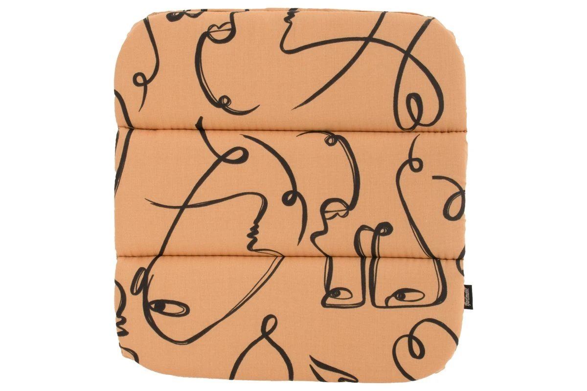 Hartman Faces Yellow Zitkussen Delphine 44x40x3 3 Hartman Faces Yellow Zitkussen Delphine 44x40x3