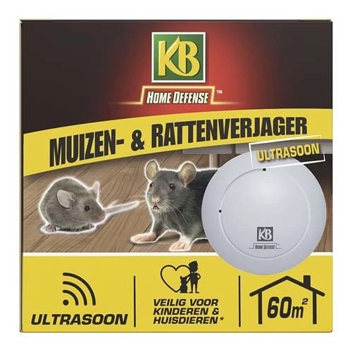 KB Muizenverjager En Rattenverjager Ultrasoon 60m² 3 KB Muizenverjager En Rattenverjager Ultrasoon 60m²