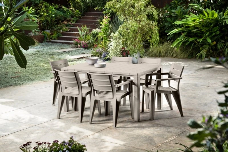 Keter Julie Tuinstoel Cappuccino 4 Keter Julie Tuinstoel Cappuccino - Afbeelding 2