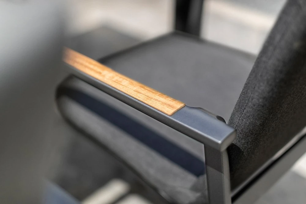 Kettler DIAMOND Stapelstoel (Sunbrella), Antra Sooty 5 Kettler DIAMOND Stapelstoel (Sunbrella), Antra Sooty - Afbeelding 3