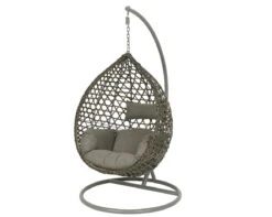 Montreal Hang-ei Wicker Grijs - Ø 105 X H 186 Cm