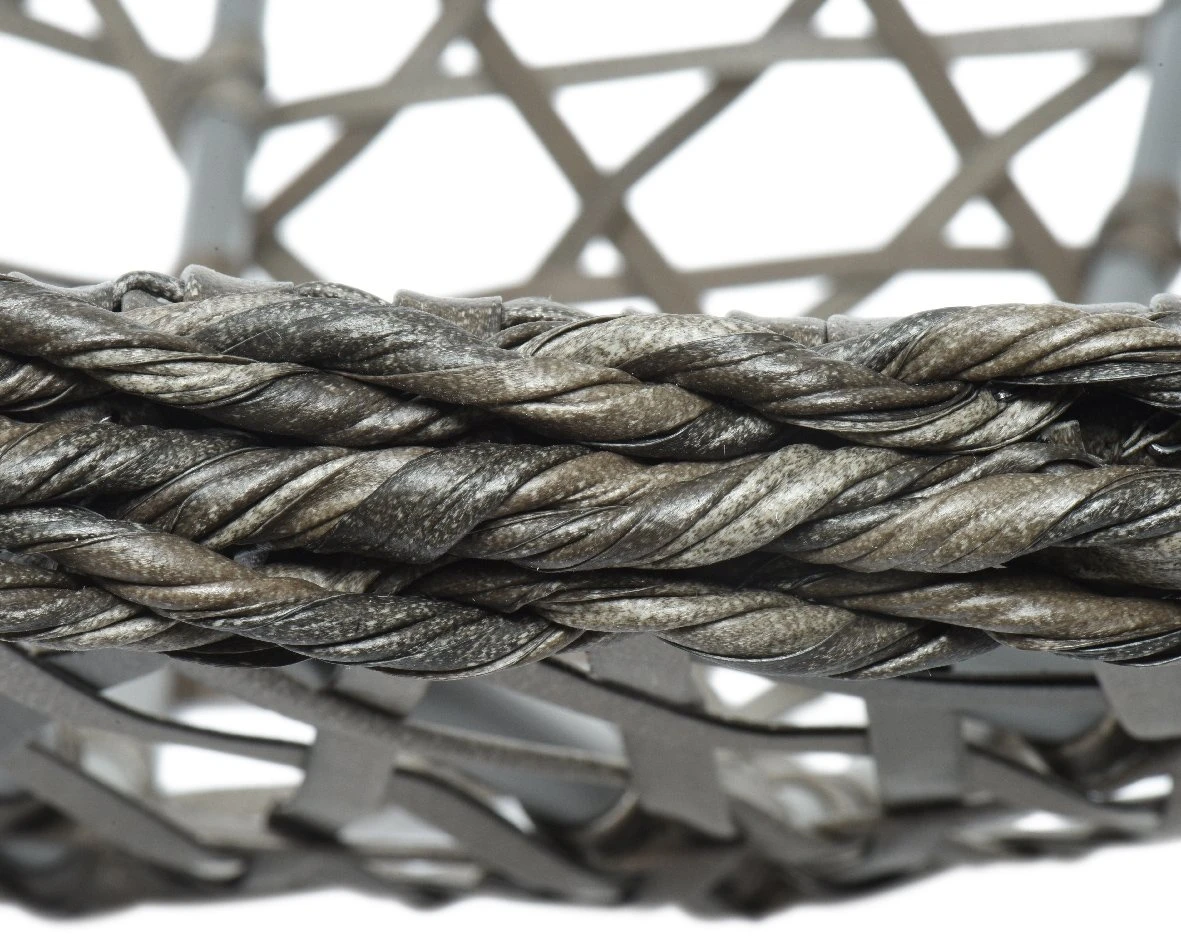 Montreal Hang-ei Wicker Grijs - Ø 105 X H 186 Cm 5 Montreal Hang-ei Wicker Grijs - Ø 105 X H 186 Cm - Afbeelding 3