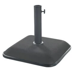 Parasolvoet Vierkant 25kg Zwart