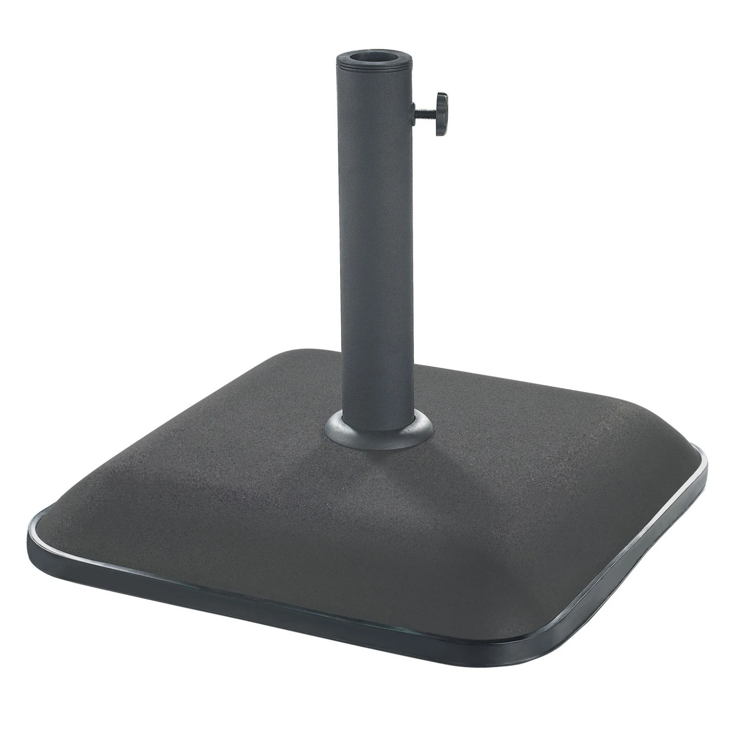 Parasolvoet Vierkant 25kg Zwart 3 Parasolvoet Vierkant 25kg Zwart