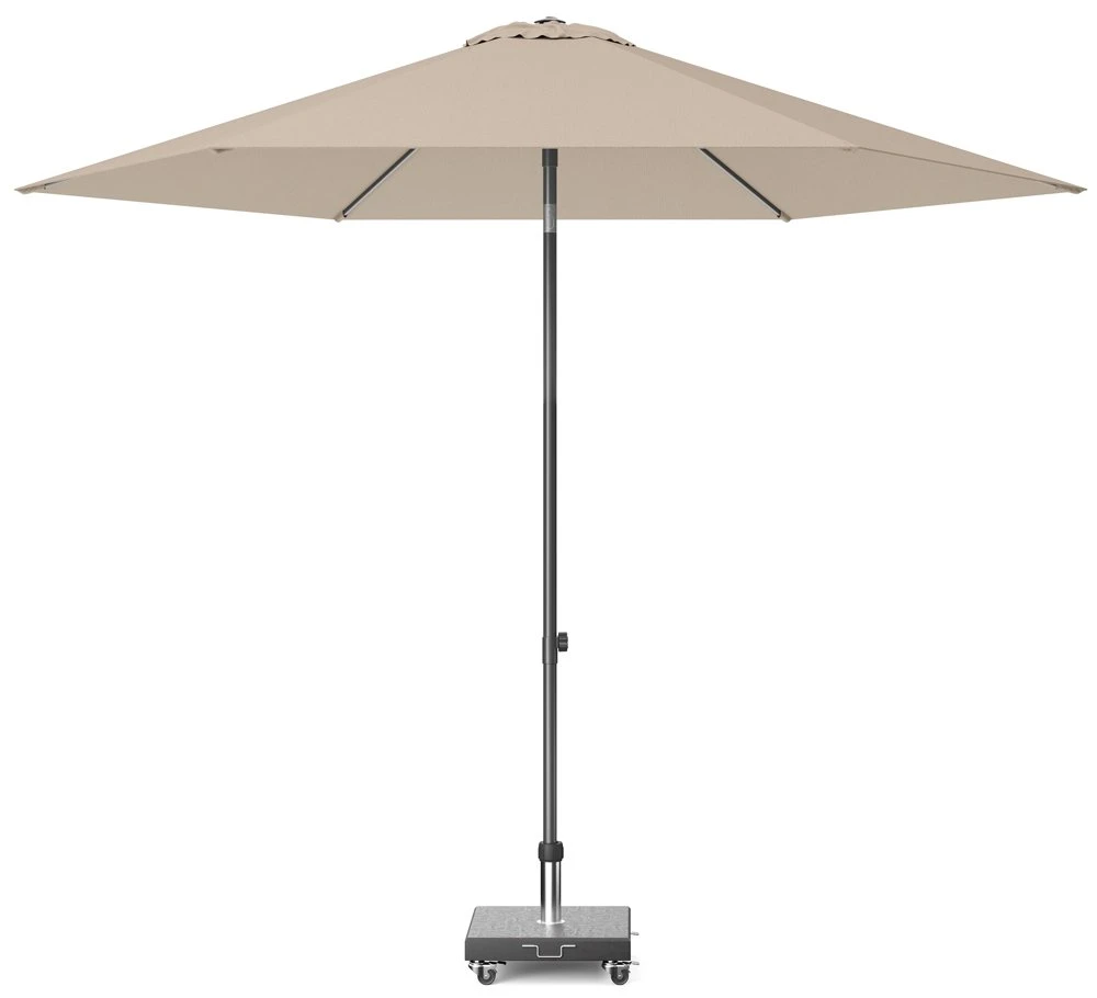 Platinum Middenstokparasol Lisboa Ø 300 Cm Taupe 3 Platinum Middenstokparasol Lisboa Ø 300 Cm Taupe