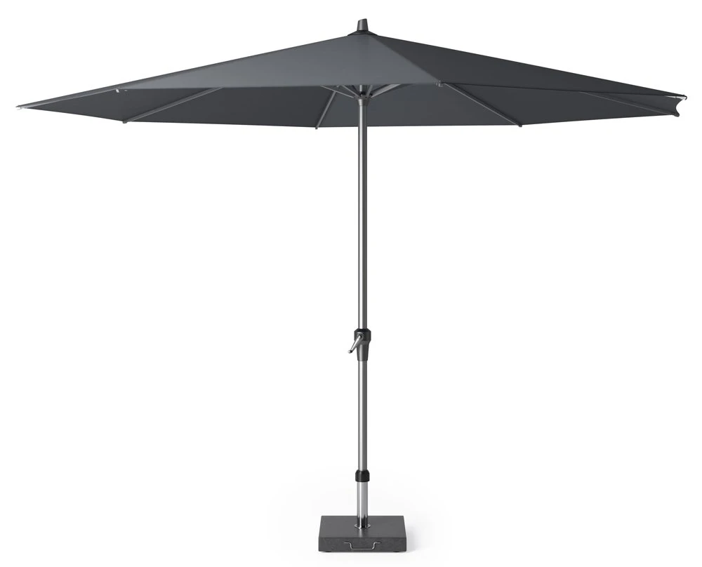 Platinum Middenstokparasol Riva Ø 350 Cm Antraciet 3 Platinum Middenstokparasol Riva Ø 350 Cm Antraciet
