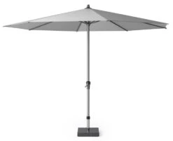 Platinum Middenstokparasol Riva Ø 350 Cm Lichtgrijs