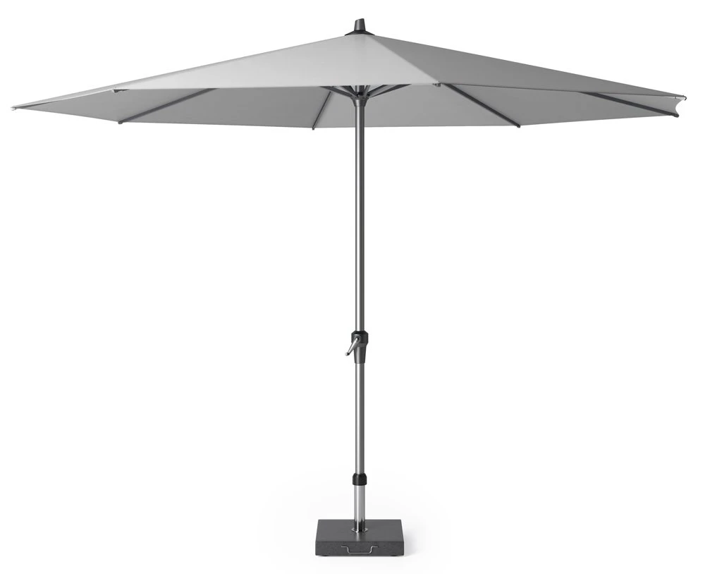 Platinum Middenstokparasol Riva Ø 350 Cm Lichtgrijs 3 Platinum Middenstokparasol Riva Ø 350 Cm Lichtgrijs
