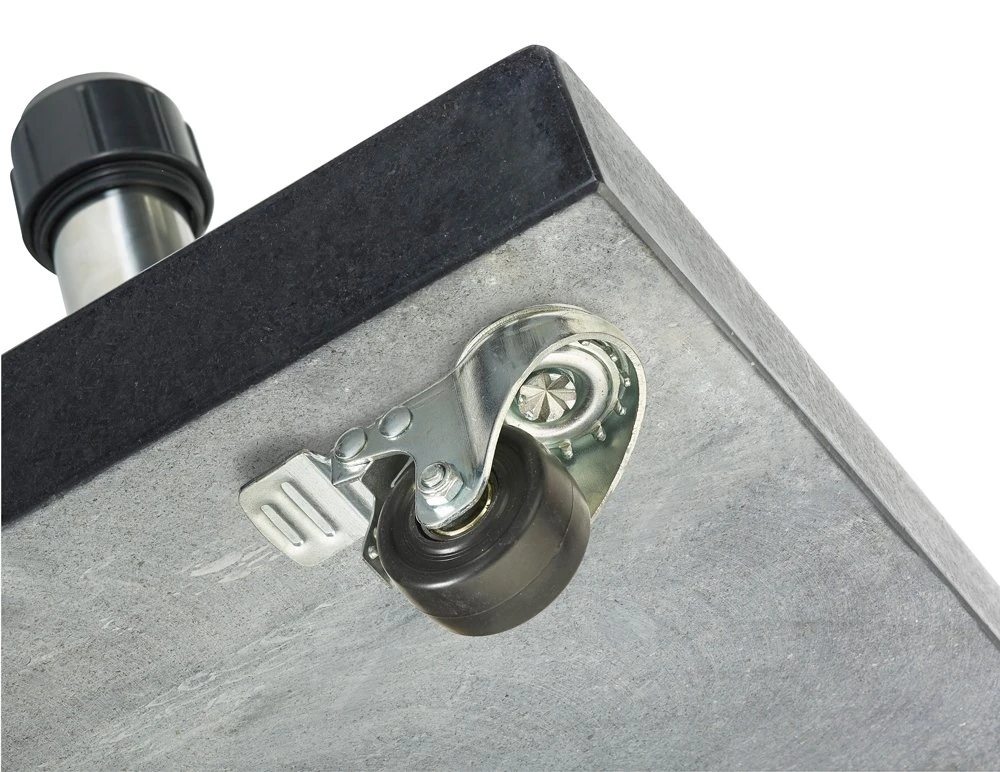 Platinum Parasolvoet Rome Met Zwenkwielen - 40 Kg 4 Platinum Parasolvoet Rome Met Zwenkwielen - 40 Kg - Afbeelding 2