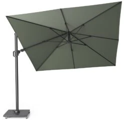 Platinum Zweefparasol Challenger T² 300 X 300 Cm Olijfgroen -Tuinartikelen Winkel platinum zweefparasol challenger t 300 x 300 cm olijfgroen 1000x968 6218e7449d49d l