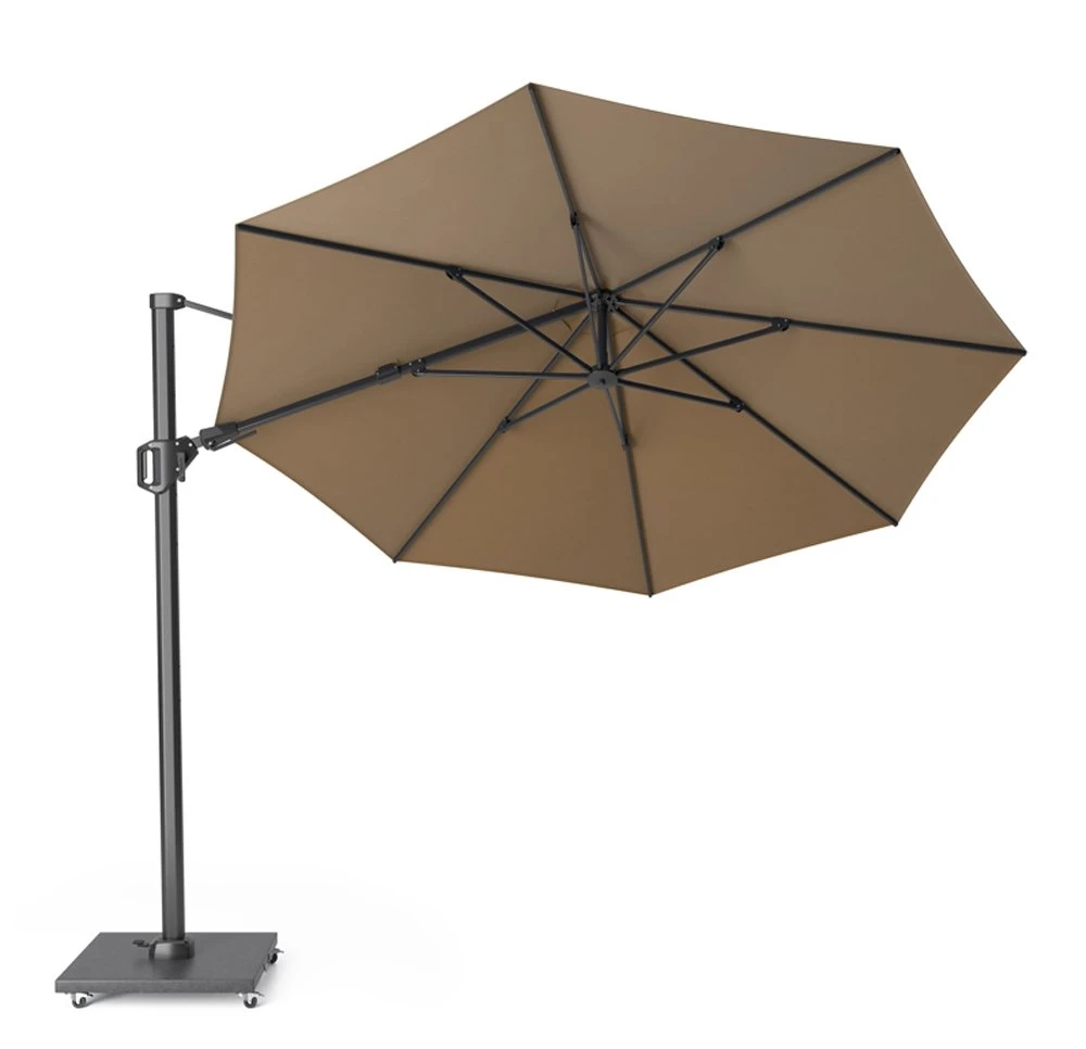 Platinum Zweefparasol Challenger T² Ø 350 Cm Taupe 4 Platinum Zweefparasol Challenger T² Ø 350 Cm Taupe - Afbeelding 2