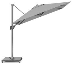 Platinum Zweefparasol Voyager T¹ 250 X 250 Cm Lichtgrijs -Tuinartikelen Winkel platinum zweefparasol voyager t 250 x 250 cm lichtgrijs 1000x887 6218e72326092 l