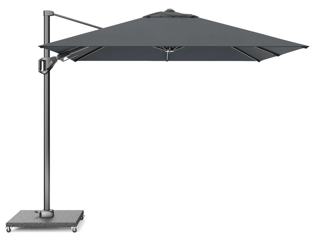 Platinum Zweefparasol Voyager T² 270 X 270 Cm Antraciet 3 Platinum Zweefparasol Voyager T² 270 X 270 Cm Antraciet