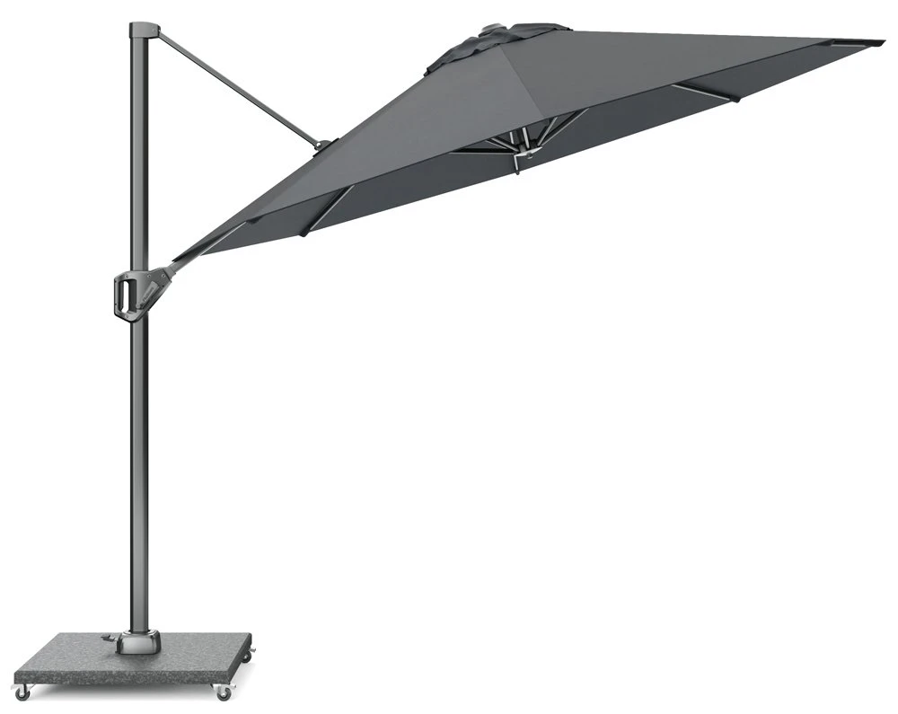 Platinum Zweefparasol Voyager T¹ Ø 300 Cm Antraciet 4 Platinum Zweefparasol Voyager T¹ Ø 300 Cm Antraciet - Afbeelding 2