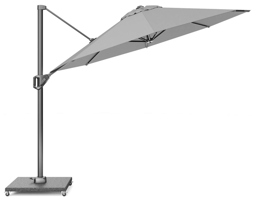 Platinum Zweefparasol Voyager T¹ Ø 300 Cm Lichtgrijs 4 Platinum Zweefparasol Voyager T¹ Ø 300 Cm Lichtgrijs - Afbeelding 2