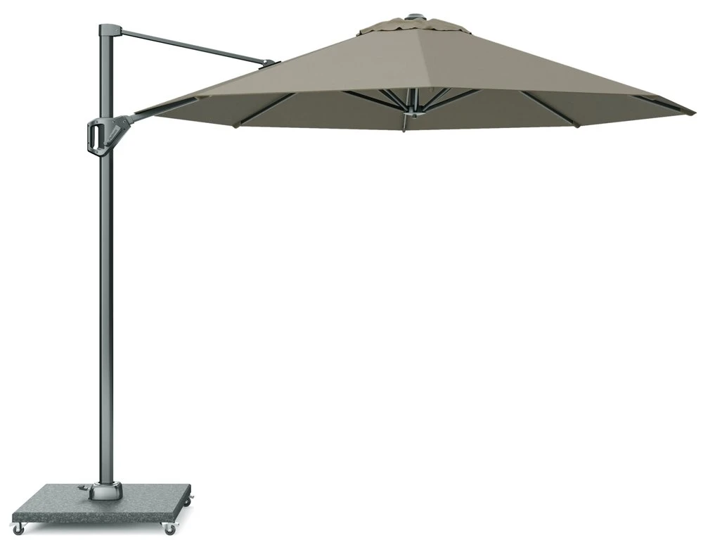 Platinum Zweefparasol Voyager T¹ Ø 300 Cm Taupe 3 Platinum Zweefparasol Voyager T¹ Ø 300 Cm Taupe