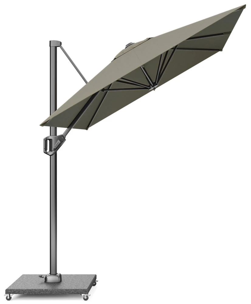 Platinum Zweefparasol Voyager T¹ 300 X 200 Cm Taupe 4 Platinum Zweefparasol Voyager T¹ 300 X 200 Cm Taupe - Afbeelding 2