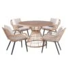 Royal Seasons COCOON Dining Set 4p Naturel