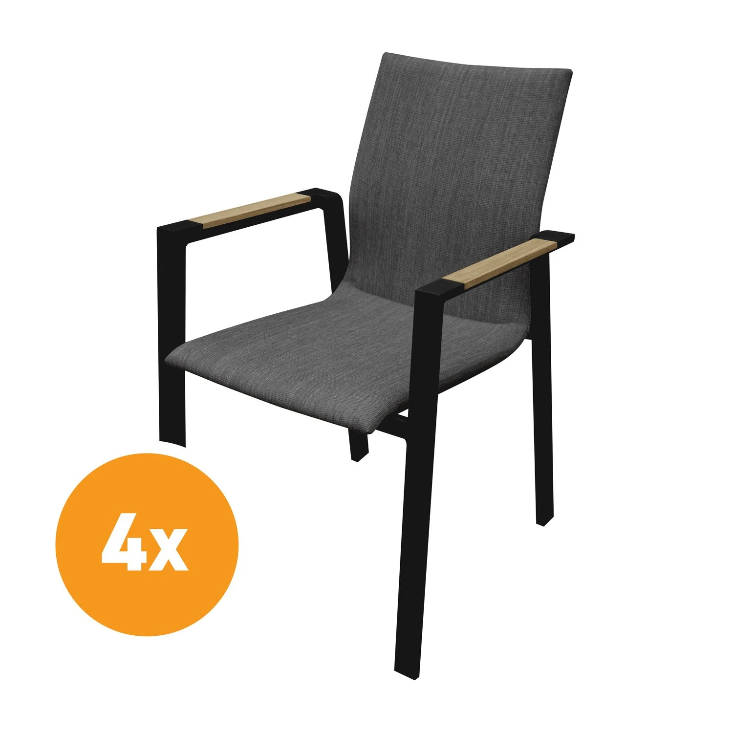 Royal Seasons DETROIT Tuinstoelen Set 3 Royal Seasons DETROIT Tuinstoelen Set