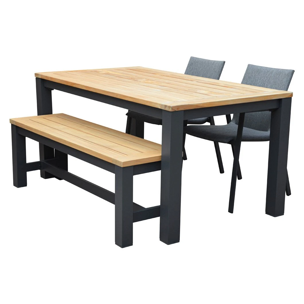 Royal Seasons MADEIRA Stoel-bank Diningset Met 4 Zitplekken 3 Royal Seasons MADEIRA Stoel-bank Diningset Met 4 Zitplekken